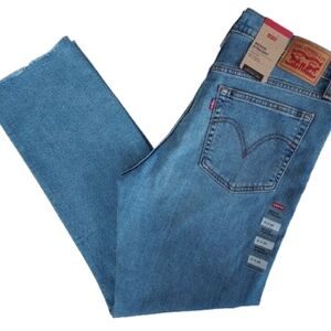 LEVI’S Wedgie Straight Denim Jeans 31 Button Fly Medium Wash High Rise NEW NWT
